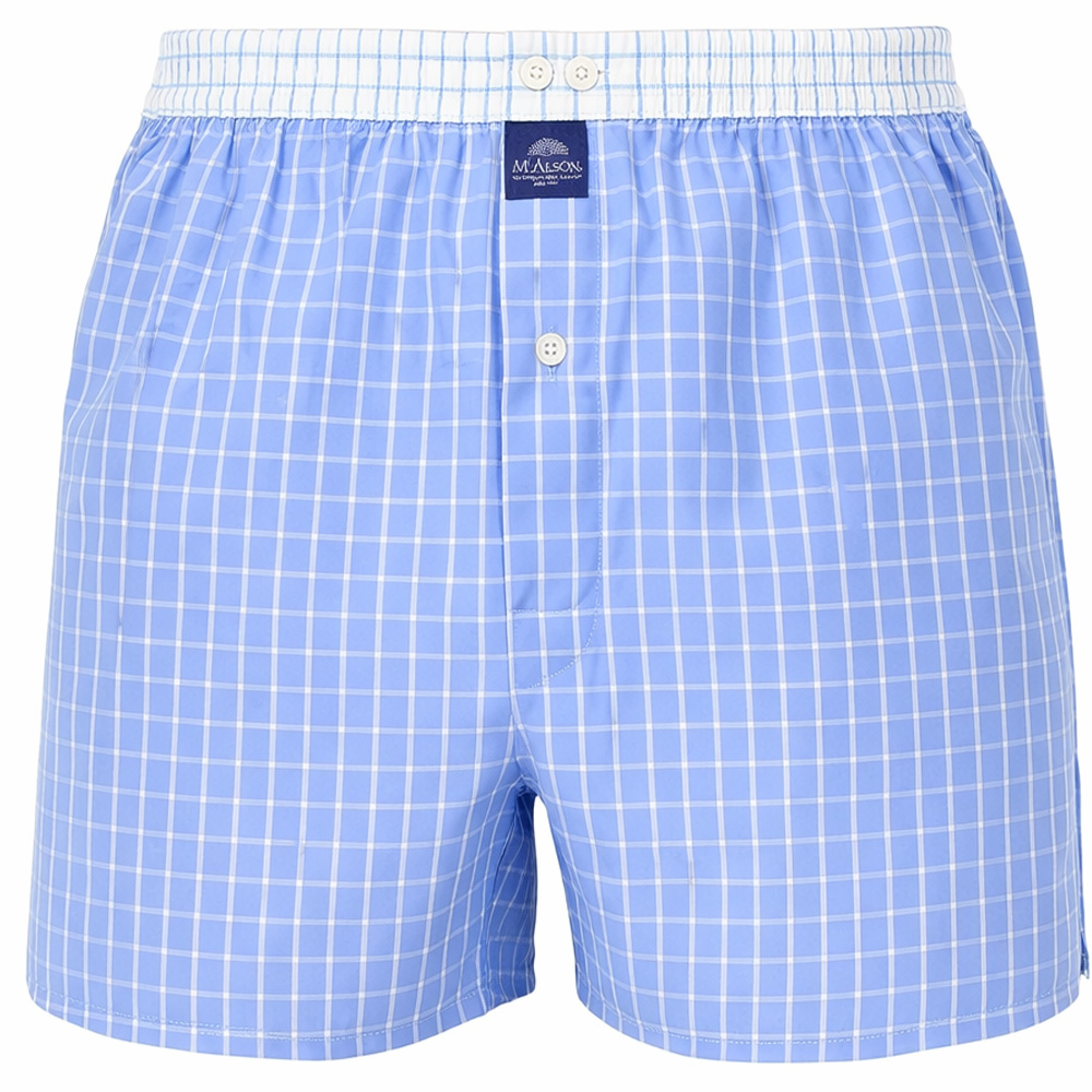 Mc Alson Boxer Checkered baby blue afbeelding